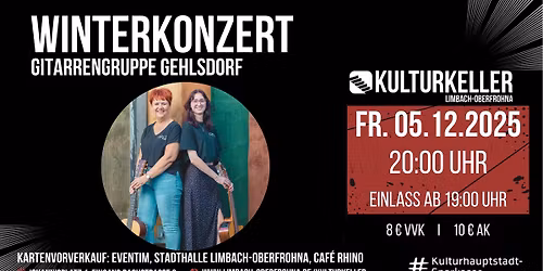 Winterkonzert der Gitarrengruppe Gehlsdorf