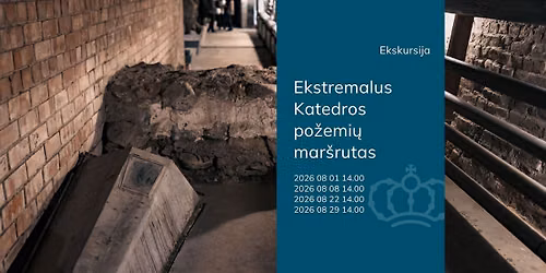 Ekstremali ekskursija Vilniaus katedros po\u017eemiuose