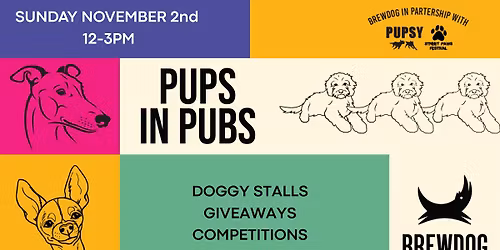 Pups in Pubs at The Brewdog