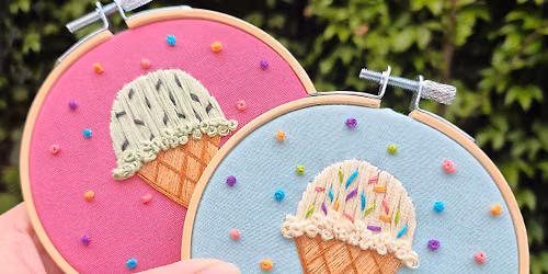 Ice Cream Embroidery with Corrie