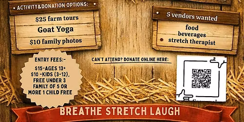 Family Day \/ Goat Yoga at Broganville's Farm