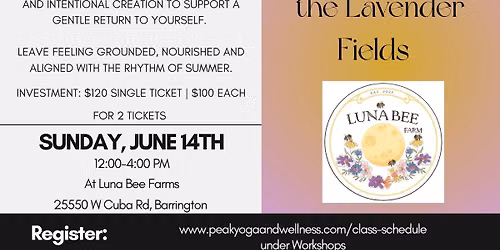 Solstice Reset: A Yoga & Rest Day Retreat in the Lavender Fields