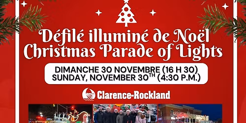 D\u00e9fil\u00e9 Illumin\u00e9 de No\u00ebl \/ Christmas Parade of Lights