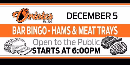 Bar Bingo: Hams & Meat Trays