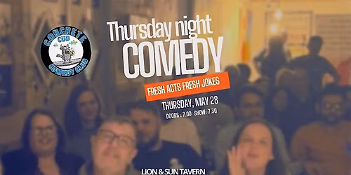 Thursday night comedy Fresh acts Fresh jokes