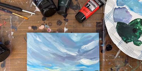 Mini Irish Landscape with Magnolia FIne Art