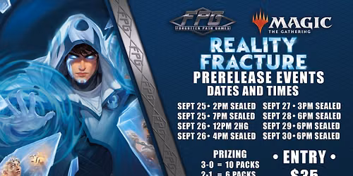 MTG Reality Fracture Pre Release Event