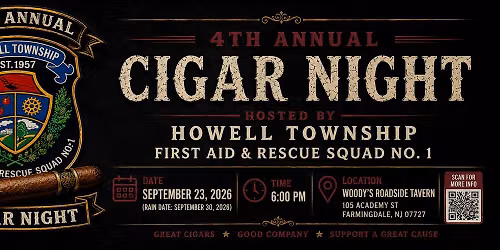 4th Annual Howell First Aid Cigar Night
