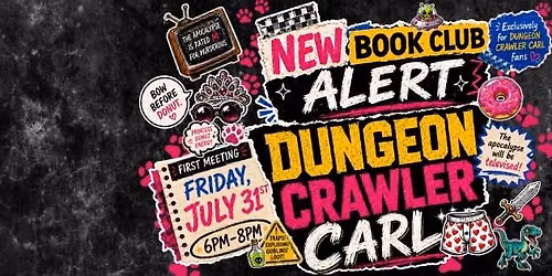 Dungeon Crawler Carl Fans of SWLA: Join the Lake Charles Book Club