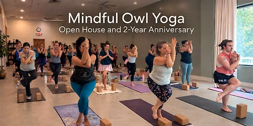 Mindful Owl Yoga Open House and Two Year Anniversary