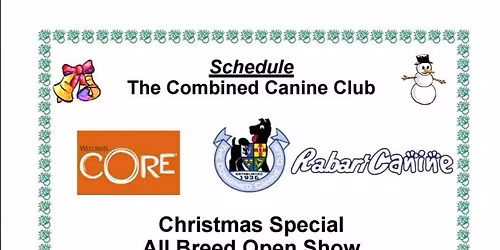 Combined Canine Club Open Show