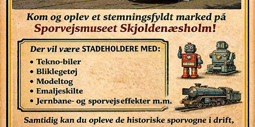 Modelbaneudstilling & modeltogsmarked p\u00e5 Sporvejsmuseet