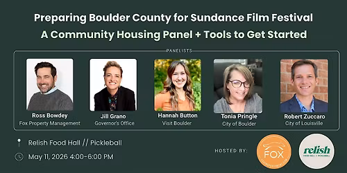 Preparing Boulder County for Sundance Film Festival