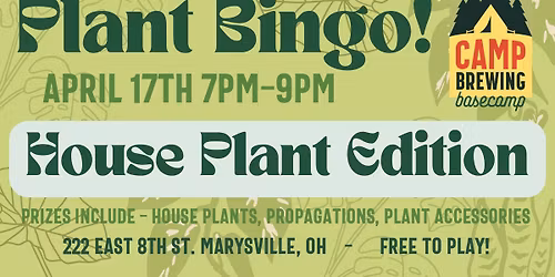 Plant Bingo! \ud83e\udeb4 House Plant Edition