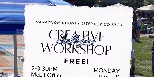 Chalkfest-inspired Creative Writing Workshop