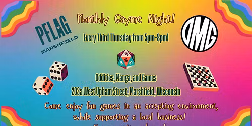 Monthly PFLAG Gayme Night