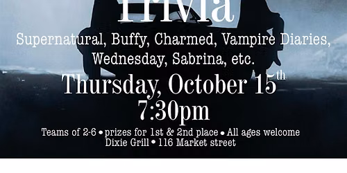 Supernatural TV Trivia @ Dixie Grill