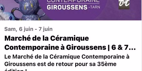 Ouverture du Caf\u00e9 Suquet pour le March\u00e9 de la C\u00e9ramique 