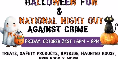 Northwoods Halloween fun & National Night Out