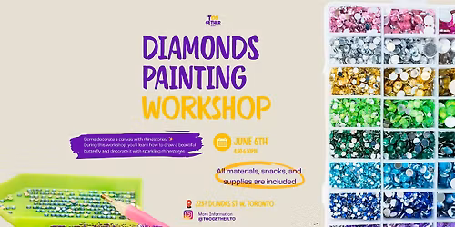 Diamonds painting workshop - English and French