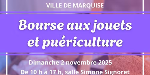 Bourse aux jouets et pu\u00e9riculture - Marquise