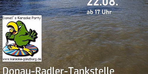Sing an einem Sommerabend - Karaoke OPEN AIR Show an der Donau-Radlertankstelle in Offingen