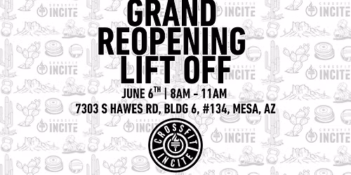 GRAND REOPENING LIFT OFF! \ud83d\udcaa\ud83c\udffb