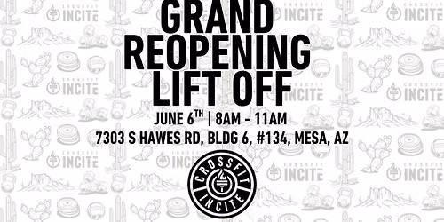 GRAND REOPENING LIFT OFF! \ud83d\udcaa\ud83c\udffb