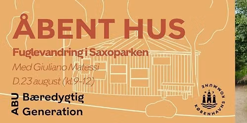 Fuglevandring i Saxoparken (\u00c5bent Hus p\u00e5 Tr\u00e6stubben)