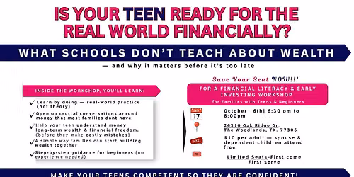 Early Investing Class for Moms and Teens