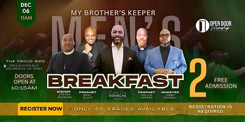 MY BROTHER'S KEEPER MEN BREAKFAST  2