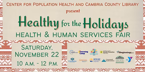 Healthy for the Holidays Health and Human Services Fair