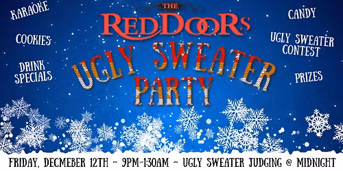 The Red Doors Ugly Sweater Party