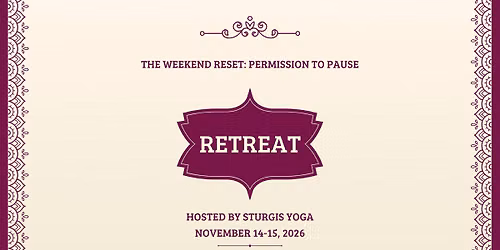 The Weekend Reset: Permission to Pause