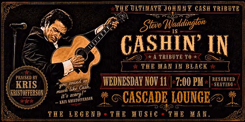 Johnny Cash Tribute: The Man In Black CASHIN' IN