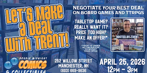 Let's Make a Deal! with Trent, the Tabletop games edition