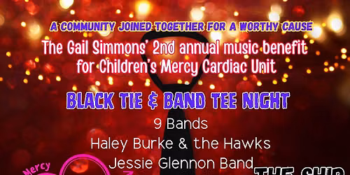 Music for Mercy - Black Tie & Band Tees