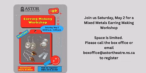 Chris DeWolf Earring Making Workshop