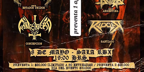 Nocturnal en Santiago