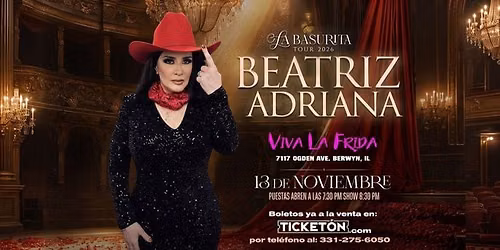 BEATRIZ ADRIANA BASURITA TOUR 2026
