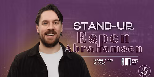 Espen Abrahamsen p\u00e5 Se Det! Pianobar \ud83c\udf1f