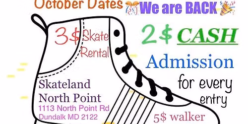 Monday Christian Music Skate Night October 19th