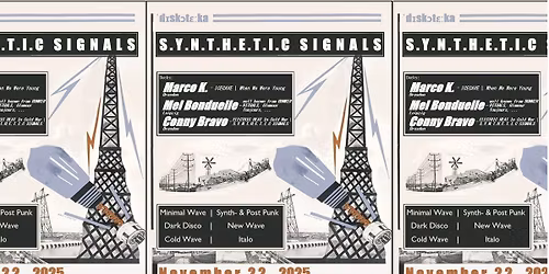 SYNTHETIC SIGNALS - WAVE | SYNTH- & POST PUNK | DARK DISCO | ITALO 