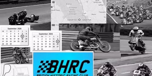 BHRC Cadwell Park September 2026 - Rounds 11 & 12