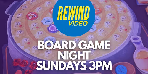 Level One - Board Game Night @ Rewind Video