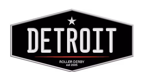 Detroit Roller Derby B&W Holiday Scrim Scram