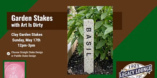 Garden Stakes with Art is Dirty