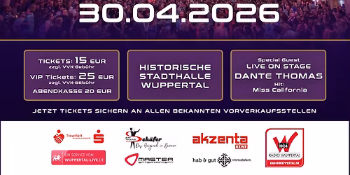 \u00dc30 Exklusiv - Tanz in den Main 30.04.2026