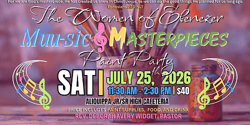 The Women of Ebenezer's Muu-sic & Masterpiece Paint Party