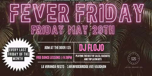 Fever Friday Monthly Social 